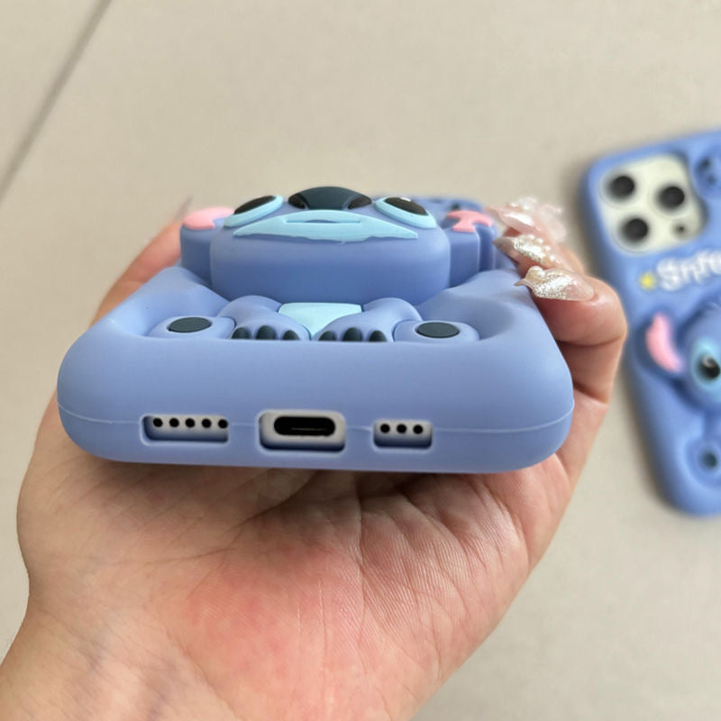 Stitch Case სადგამით