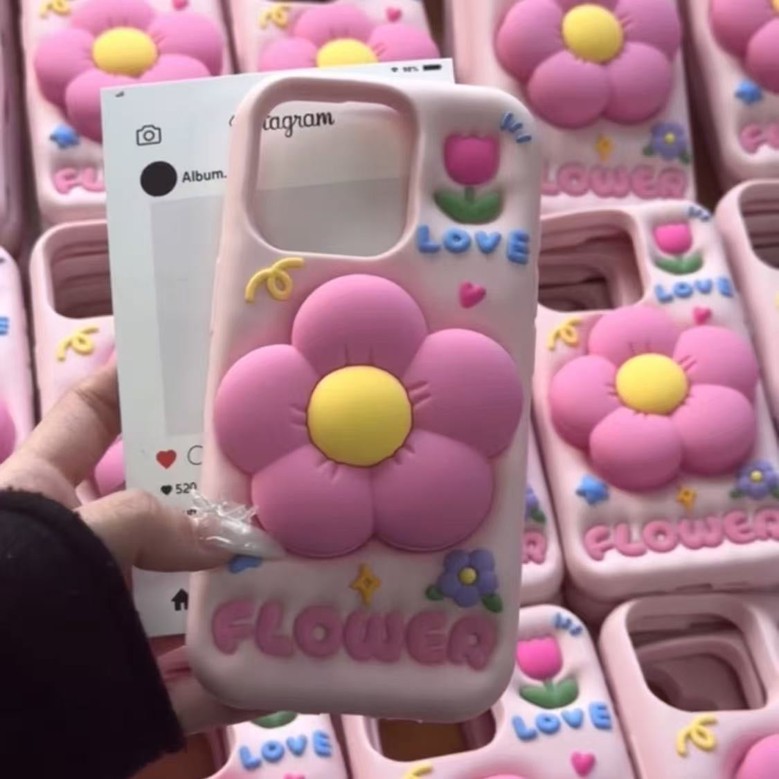 Flower Case with holder