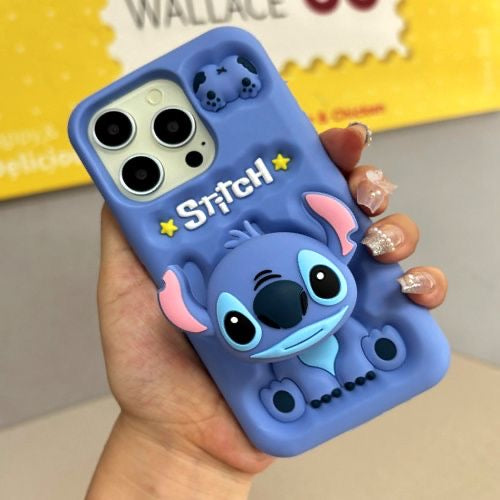 Stitch Case სადგამით